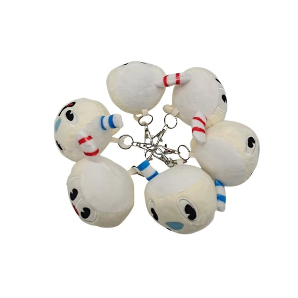 Cuphead Cuphead Plussileluriipus Muki Mugman Avaimenperäriipus red