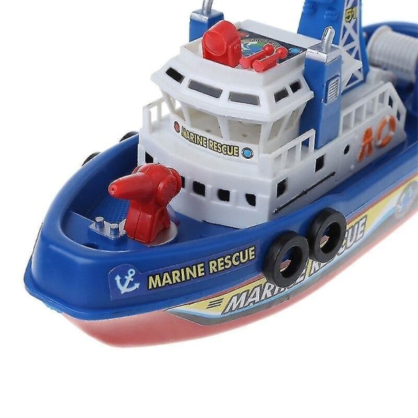 Elektrisk båd børn marine redning krigsskib legetøj gave