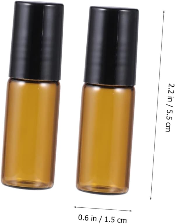 12 st glasparfymflaskor dimsprayoljerulleflaska för aromaterapiresor