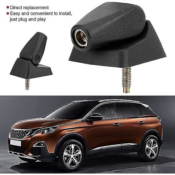 Antennebase, Takantennebase for Peugeot Citroen OEM: 206 106 306 1stk svart