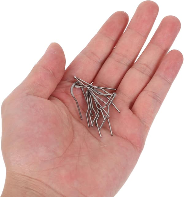Højimpedans træbrændingsspidssæt 26 stk., 1 mm diameter trådspidser til pyrografi