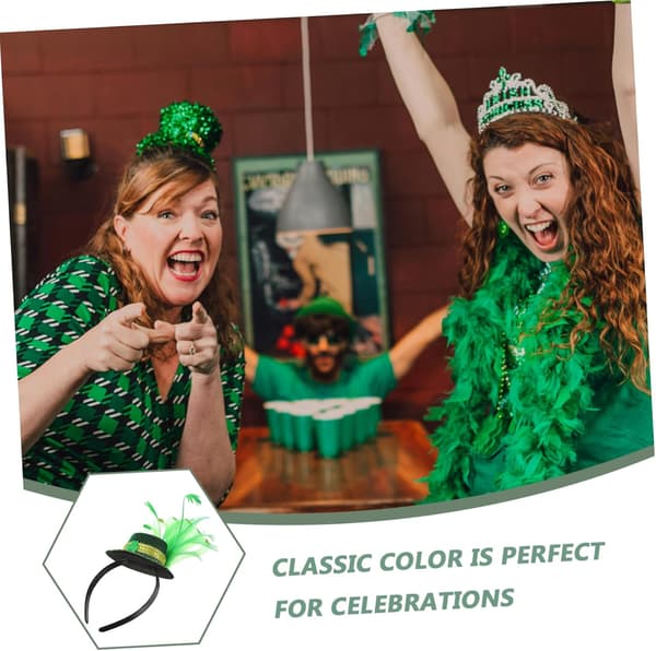 Shamrock Hårband för Patrick Day Lättvikts Huvudbonad
