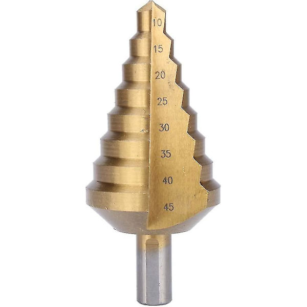 HSS-belagd Titan Pagoda stegborr koniskt borr för elverktyg 10-45 mm