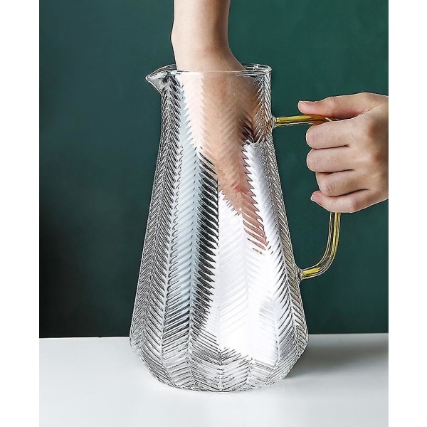 3 stk. Glas Vandkande Kold Kande Tepotte Pitcher