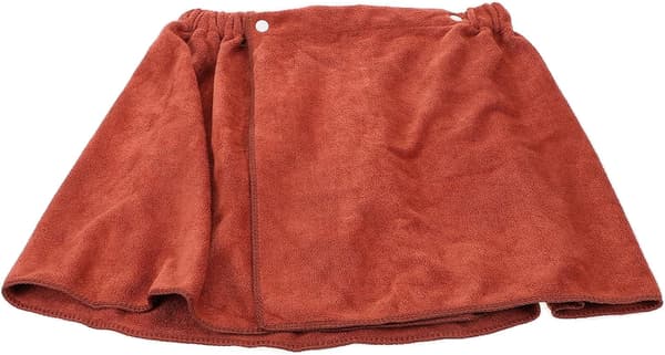 3 stk. absorberende badehåndkle for menn, rutemønster, polyesterfiber, dusjomslag
