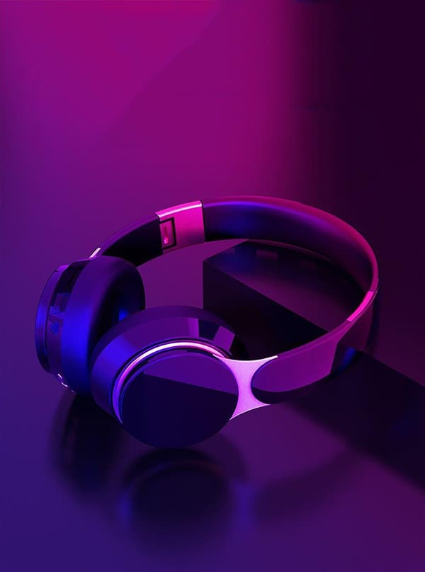Bluetooth Høretelefoner Over Øre, [Op til 52 Timer] Trådløse Høretelefoner