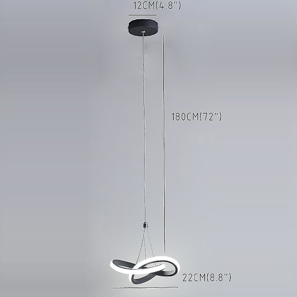 22cm 1-lys 15w Mini Hængende Lampe Led Stemningslys