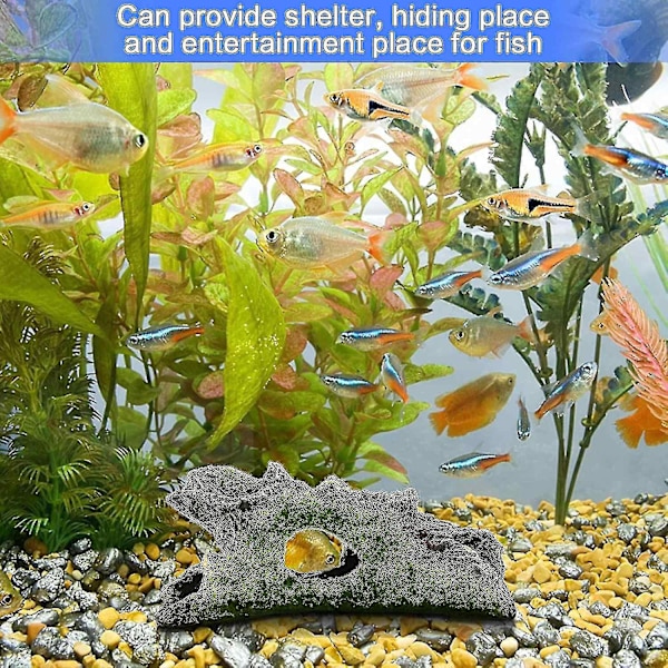 2 st Akvarieträd Dekoration Naturlig Habitat Ornament