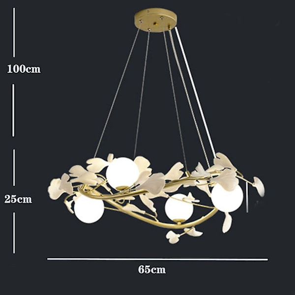 65 Cm Hängande Lykta Design Chandelier Ljus Metall Modern
