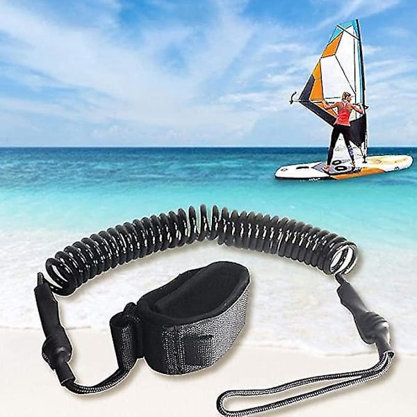 Surfboard-line 10 fot Vannsport Fottau  Elastisk TPU Bein-line