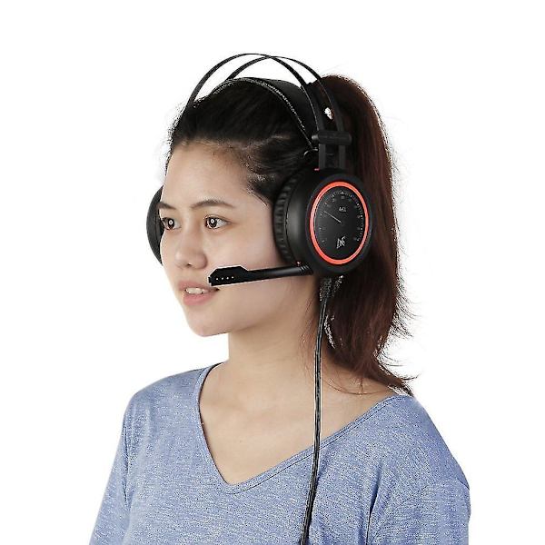 Langalliset pelikuulokkeet USB 7.1 Surround Sound -mikrofonilla
