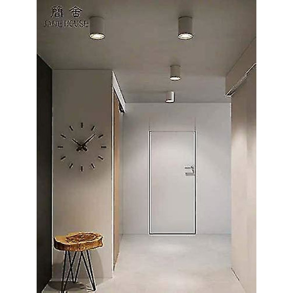 10W LED-pinta-asennusvalaisin, 360° kääntyvä kattovalaisin, keittiöön, olohuoneeseen, liikkeeseen, lämmin valkoinen (3000K)