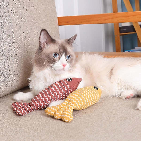Interaktivt sjovt udstoppet underholdende kat legetøj Holdbart at lege