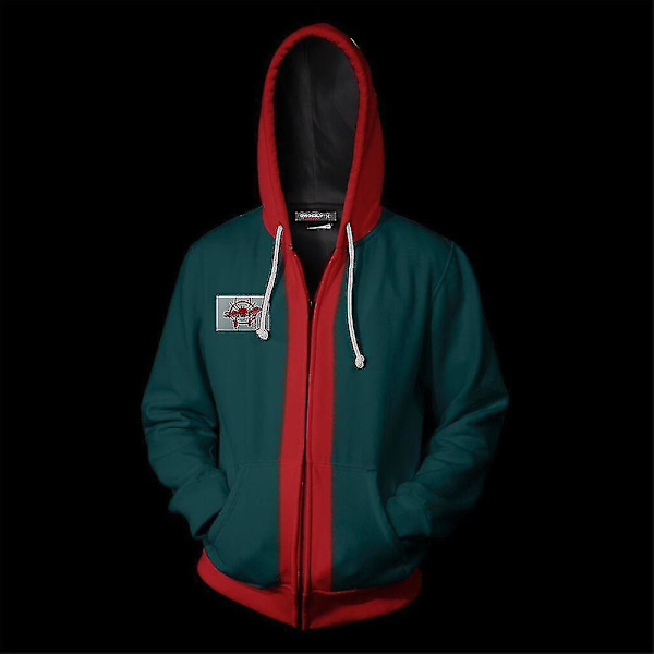 Into The Spider-verse Hoodie Jacka Män Morales Kostym Huvad Kläder Casual Ytterkläder L