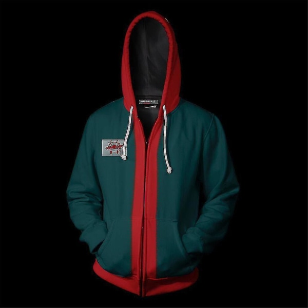 Into The Spider-verse Hoodie Jacka Män Morales Kostym Huvad Kläder Casual Ytterkläder S