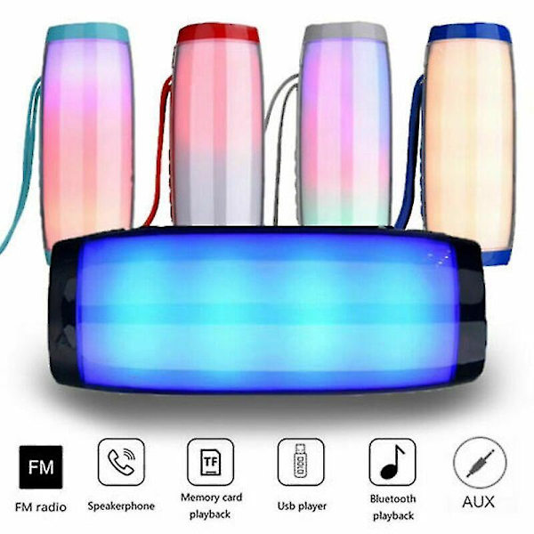 Kannettava Bluetooth-kaiutinpylvään LED-valo Soundbar