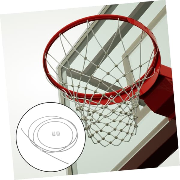 Basketnät Fästsnöre Ståltråd Trådrep 4st Robust Belagd Tråd