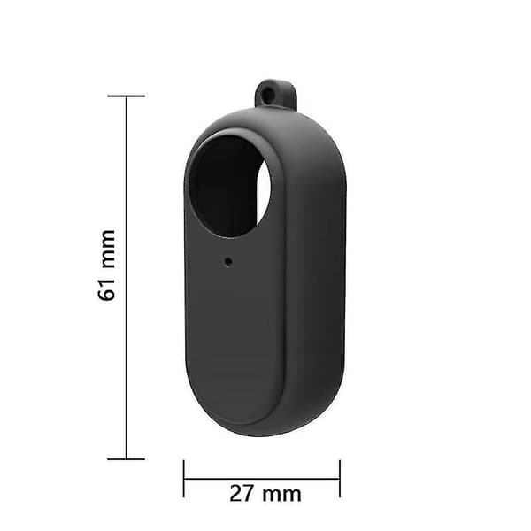 Camera Go2 Silikonikuori (1 kpl, Musta)