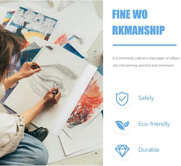 Ritning av sulfatpapper, kalkerpapper för konststudenter, pappersvaror för ritnings- och designprojekt