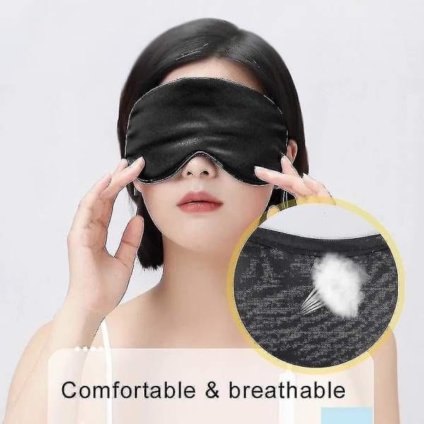 24-pack Sleep Eye Mask Shade Cover, Mjuk Blindfold Travel Sleep Cover Bekväm-haoyiv