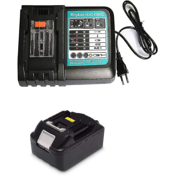 18v 4.0ah Varaakkupatteri 3a Laturilla Makita Dmr110 Dmr112 Dmr115 Dmr107 Dmr108 Dmr114 Dmr100 Dmr106 Dmr102 Dmr104 Dmr101 Dmr103b Akulle