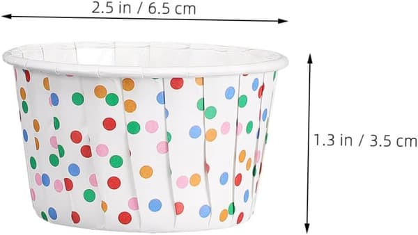 300 stk. bagekopper papir cupcakeforme muffinforme til bagning cupcakeetuier til hjemmebagerier og fester