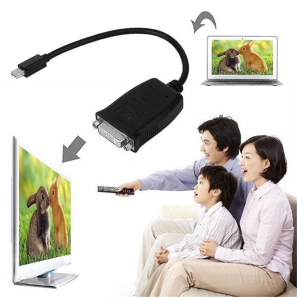 Mini Display Port til DVI Aktiv Adapter Videoutstyr