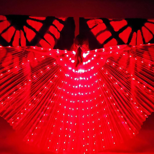Ljusupplysta LED-vingar för magedans Luminous Butterfly Wings