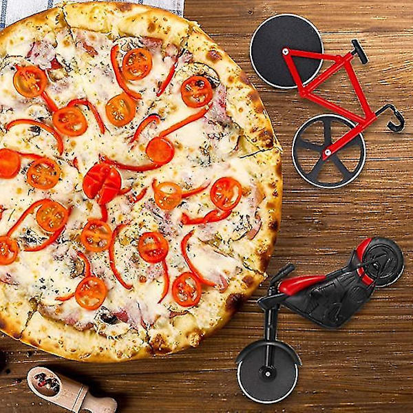 Pizza Cutter Cykel Motorcykel Rustfrit Stål