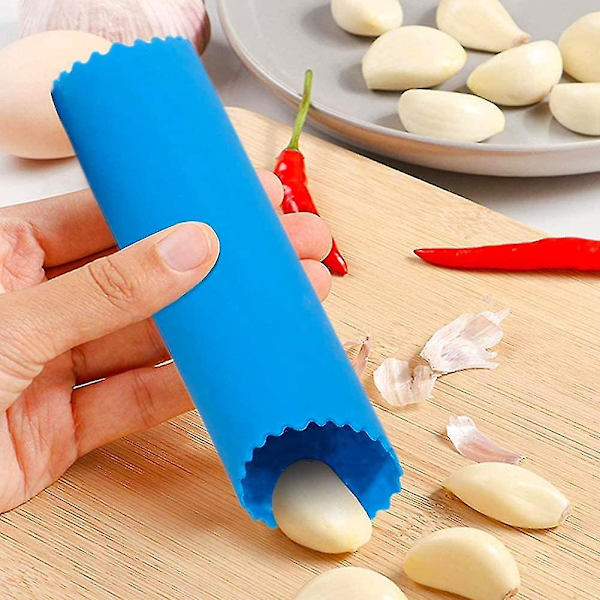 Silikon Garlicskalare Rulle, 3 Stycken Silikon Garlicskalare, Garlicskalare Rulle