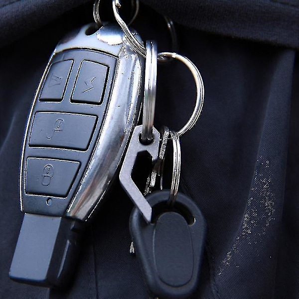 Mini Pullonavaihtaja Avaimenperä Työkalut Ulkoilu Leirintävarusteet Tasku