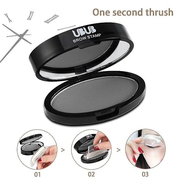 Ubub Stämpeltyp Ansiktsmakeupverktyg Ögonbrynsmakeup Puder