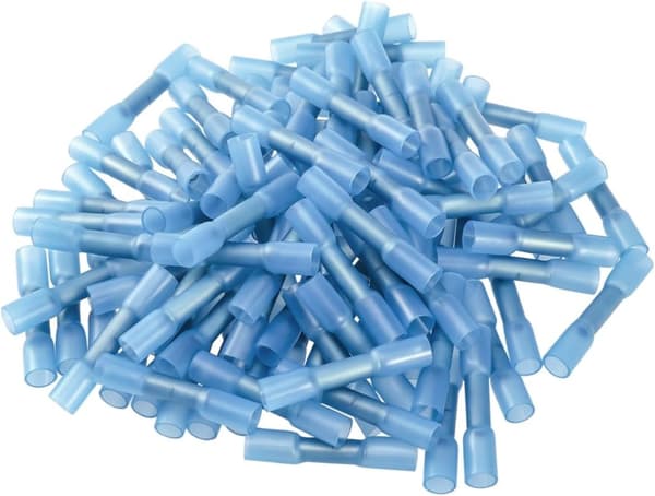 100 st värmekrympbara kontakter 1,5-2,5 mm kopparklämmor Dubbelväggig design