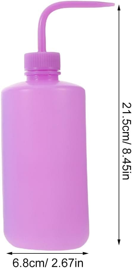 5 st 500 ml ögonfranssköljflaskor med böjd munstycke