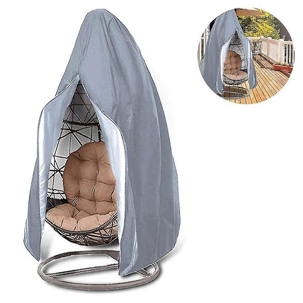 Hängande Äggstolsskydd Vattentätt Dammskydd Med Blixtlås Grey