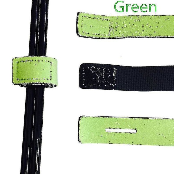 6 stk Fiske Stang Stropp Justerbar Stang Stropp Stropp Fast Magic Stropp Elastisk Stropp Holder Stang Elastisk Stropp