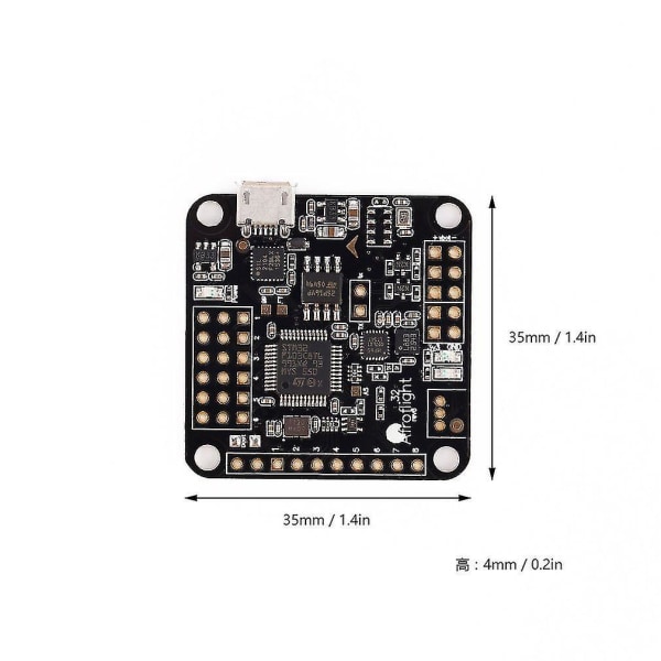 Ocday Black Naze 32 Acro V6 10DF Flyvekontrolpanel