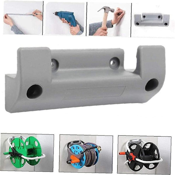 Vægmonteret Have Slange Rulleholder PVC Have Slange Ophæng Slangeholder