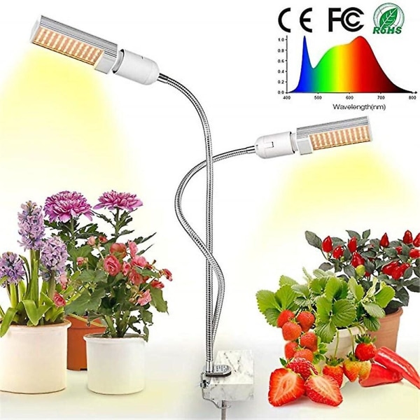 Växthuslampa för inomhusväxter LED Solliknande Fullspektrum 45w