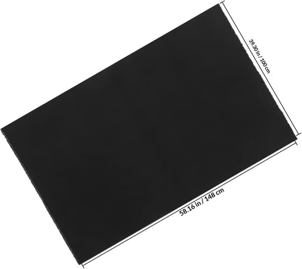 Pellavakangas 100x148cm Musta 16# Tiheä ompelukangas