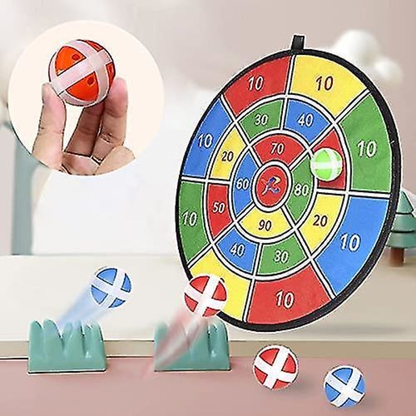 Säker Darttavla 30cm Spel Barn Velcro Darttavla 6 Bollar