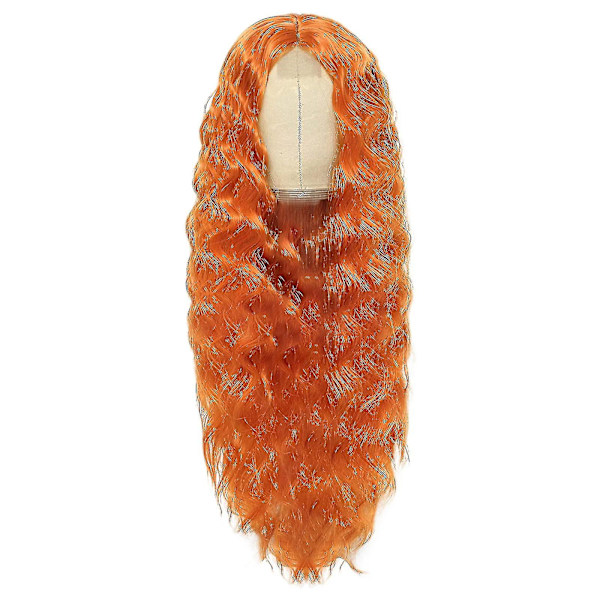 Parukk Deep Wave Lang Krøllete Hår Front Lace Parukk Kvinne Parukk