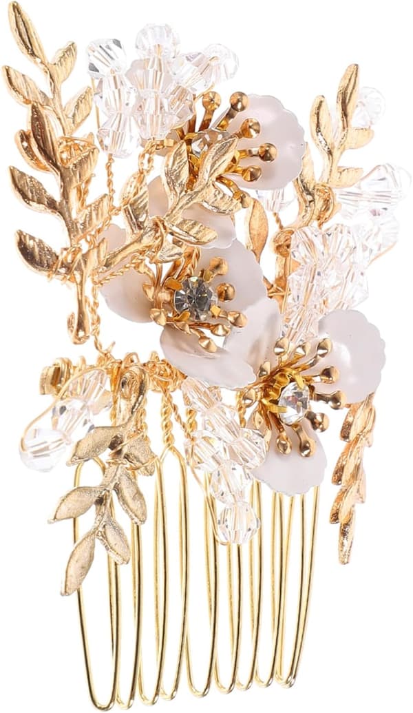 for kvinner Hanfu Hårtilbehør Rhinestone Hårkam Bryllupshodeplagg