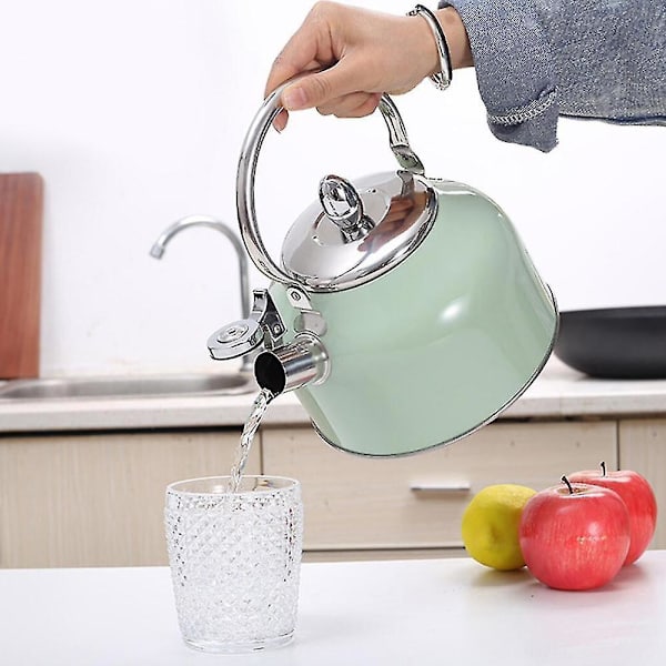 2,5 l Vihlova Kettle Teräksinen Teekannu Keittiövälineet Suuri
