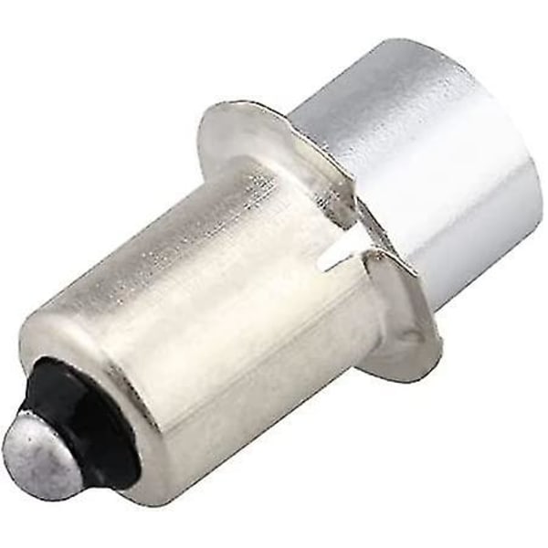 Page 13.5s Højtydende LED Pære, Udskiftningslommelygte, DC 3V 6V 12V, 3W 230lm, 2 stk (p13.5s, Varmt Hvidt)