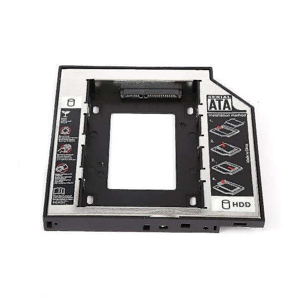 2:a HDD HD Hårddisk Caddy 12,7 mm Universal CD/DVD-ROM