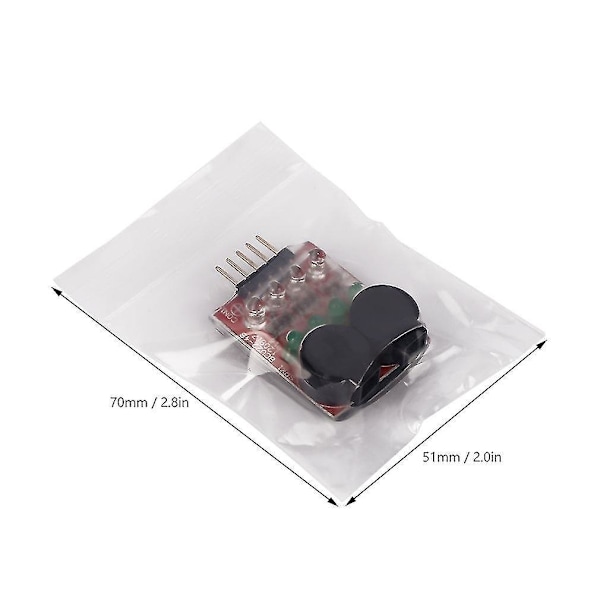 2-celle 7.4v 3-celle 11.1v Lipo Batteri Lavspændingstester Checker Alarm Indikator