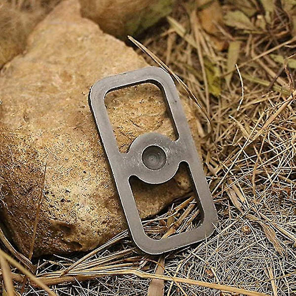 Tulitikku Carbon Steel Flint Striker Char Cloth