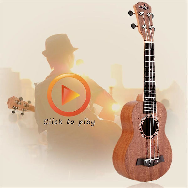 21 Tums Högkvalitativ Trä Sopran Ukulele Musikinstrument