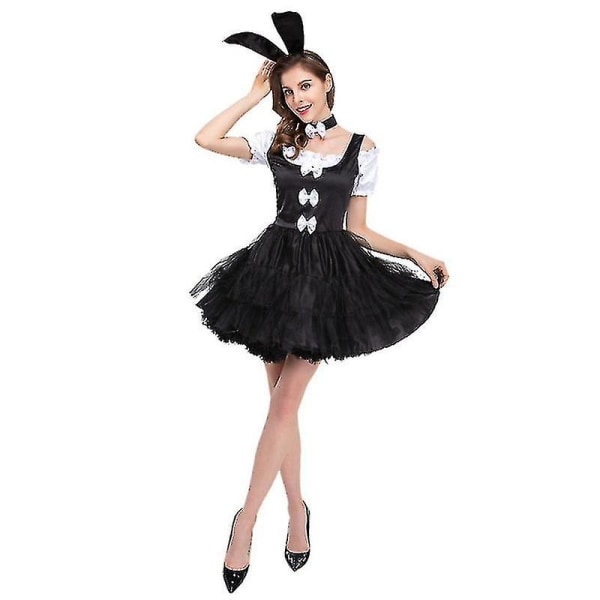 Snygg Kanin-Tuxedo Kostym Öron Set XL